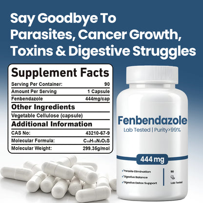 Fenbendazole 444mg, 99% Purity